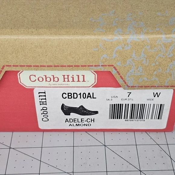 Cobb Hill Ankle Boots Women's 7 W Brown Leather Comfort Slip On Heel Adele Ch - Picture 8 of 12